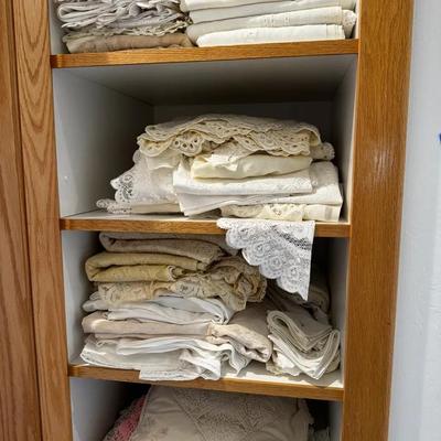 Large Mystery Lot of Vintage Linens