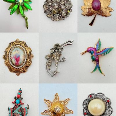 Elegant Vintage Pins - Lovely!