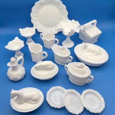 Milk Glass Assortment #2