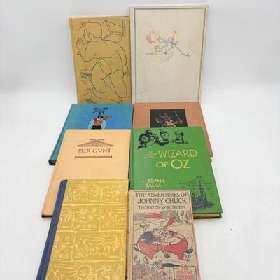 Vintage Illustrated Youngster's Books - Uncle Remus/P.Bunyan/Pinnochio