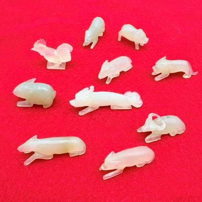 Miniature Carved Jade Animals!