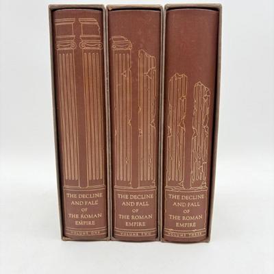 The Decline & Fall of the Roman Empire (Gibbon) 3 Slipcover Volumes