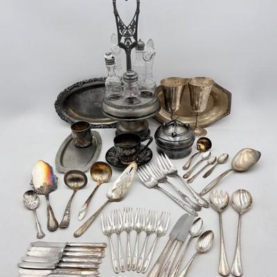 Silverplate & Pewter Assortment