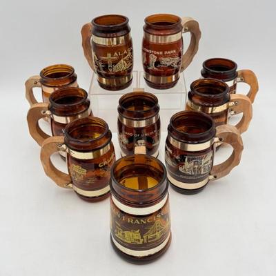 Beer Time - Vintage Siestaware Beer Barrel Mugs From All Over! + Bonus
