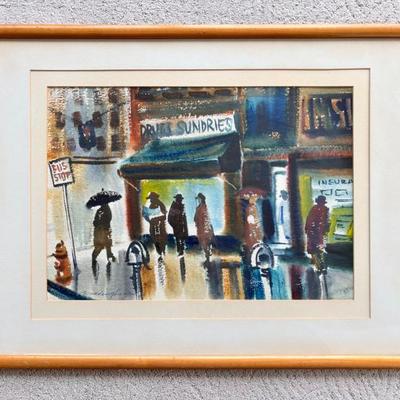 Original Watercolor Painting - John Waddingham - "Oregon Mist"