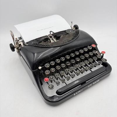 Antique 1930s Remington Rand Manual Typewriter