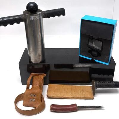 "Hole Hog," Knife, and Dash Cam Set