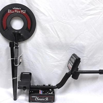 "White's" Classic SL Metal Detector with Blue Max 950 Search Coil