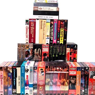 Vintage VHS Tapes Jackie Chan, Zorro, and More