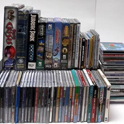 Vintage PC Games Including 80 Titles