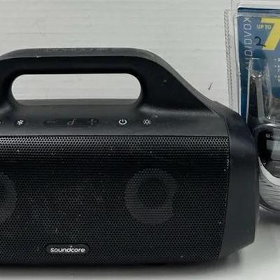 "Soundcore" Bluetooth Boombox Speaker and "Audiovox" 2-Way Radio
