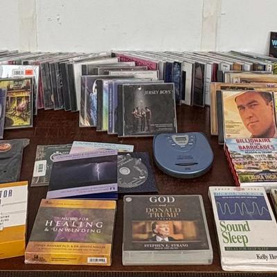 Assorted CD and Book Collection