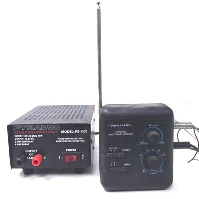 "Pyramid" AC to DC Power Supply and "Realistic" Antenna