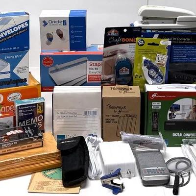 Assorted Office and Tech Supplies
