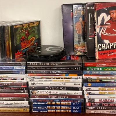 CD, DVD, and VHS Entertainment Collection