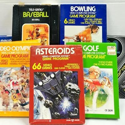 Vintage "Atari" Boxed Games #1