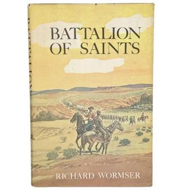 Sale Photo Thumbnail #4: Lot 004  
Battalion of Saints: A Novel by Richard Wormser, 1961
