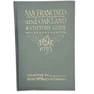 Sale Photo Thumbnail #9: San Francisco and Oakland: A Visitors’ Guide by Rand McNally & Company, 1923
