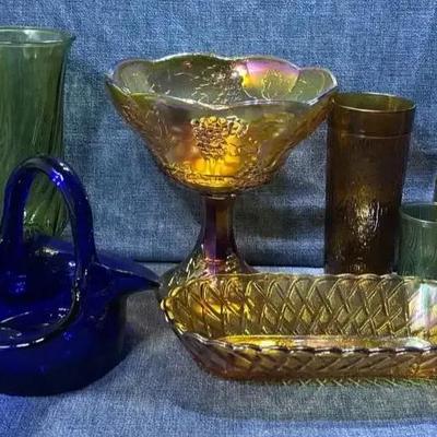 Vintage Carnival Glass And More