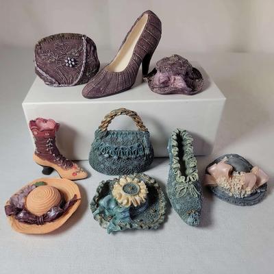 Shoes, Purses And Hats - Figurine Collection 