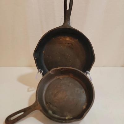 Vintage Cast Iron Frying Pans