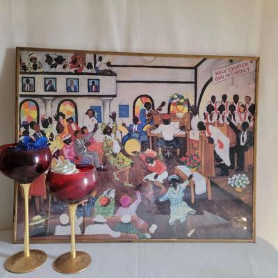 Revival Meeting By Floyd Newkirk Framed Print