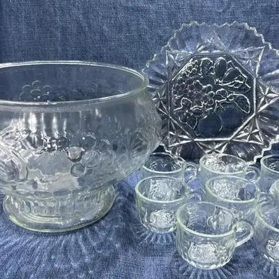 Federal Glass - Pioneer Fruit Serving Bowl