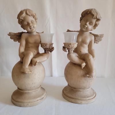 Decorative Angel Candleholders 