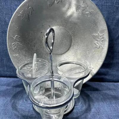 Wire Fruit Basket And Condiment Holder