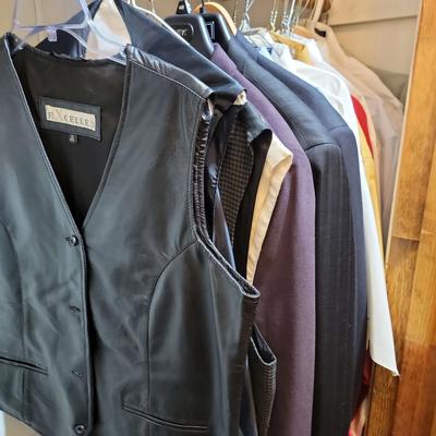 Assorted Men's Vests. Suits And Shirts