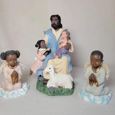 Jesus Loves The Little Children Figurines 