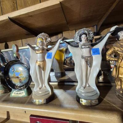 Vegas Showgirl Decanters 
