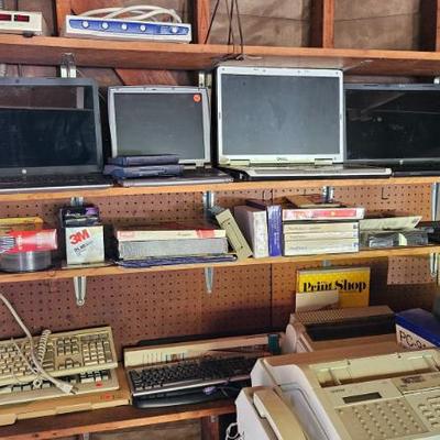 Working laptops and computer peripherals