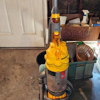 Dyson vaccum with attachments