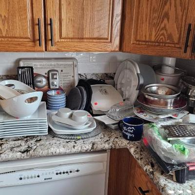 Tons of dishes and kitchenware