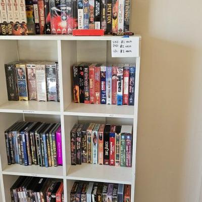 Tons of media - DVD and VHS