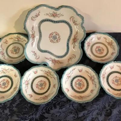 Vintage Imperial H.S. Austria  Bowl with Dishes