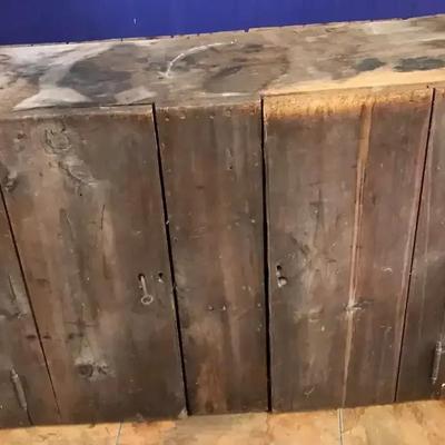  Village Primitive Tool Cabinet