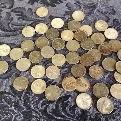 Assortment Of Steel Pennies