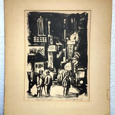 Morris topchevsky street at night"