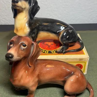 Will george, pasadena" ceramic figurines