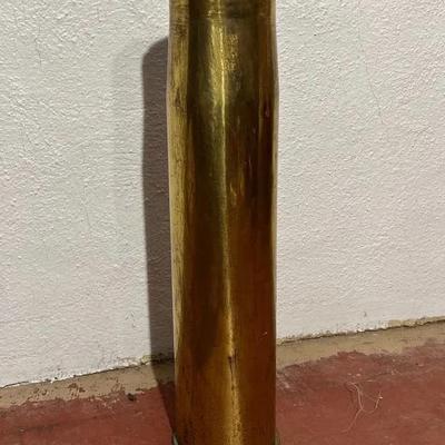 Vintage artillery shell casing