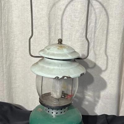 1970 coleman camping lp gas lantern model 5 22 made in us