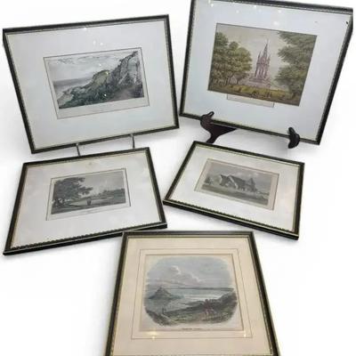 Antique prints english theme