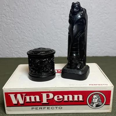 Canadian souvenir totem pole trinket dish