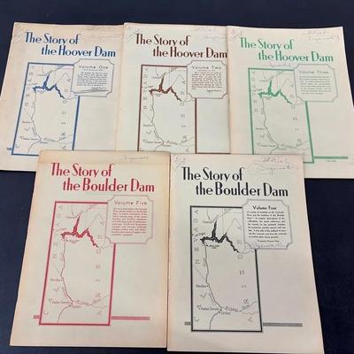 The Story Of The Hoover Dam Five Volumns