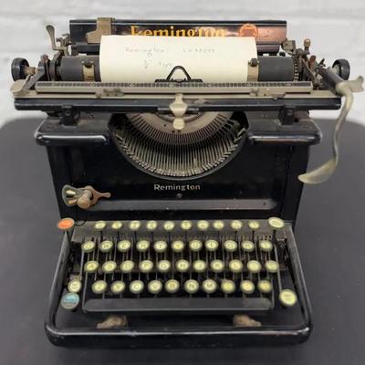 Antique Remington Standard Typewriter With 3/8 Inch Type