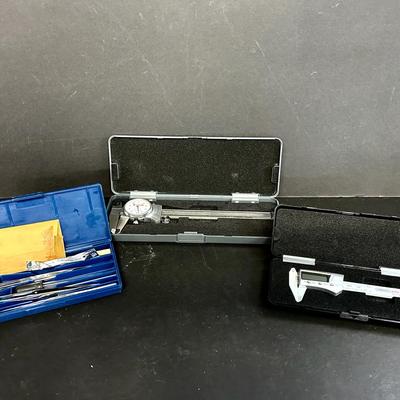 SPI And General Ultratech Calipers With Cases And Suture Set