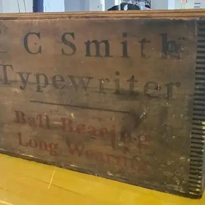 C.S.Smith Typewriter Crate