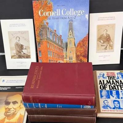 Book Assortment, Almanac Of Dates, Dictionary Of Dates, Cornell College And More